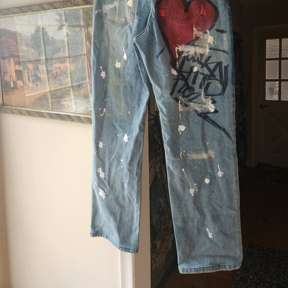 H23  Canadian Limited edition WLKN x Lary Kidd jeans are all unique - Picture 3 of 7